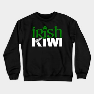 Irish Kiwi (for dark backgrounds) Crewneck Sweatshirt